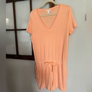 Coral/Orange Daily Ritual size Large romper